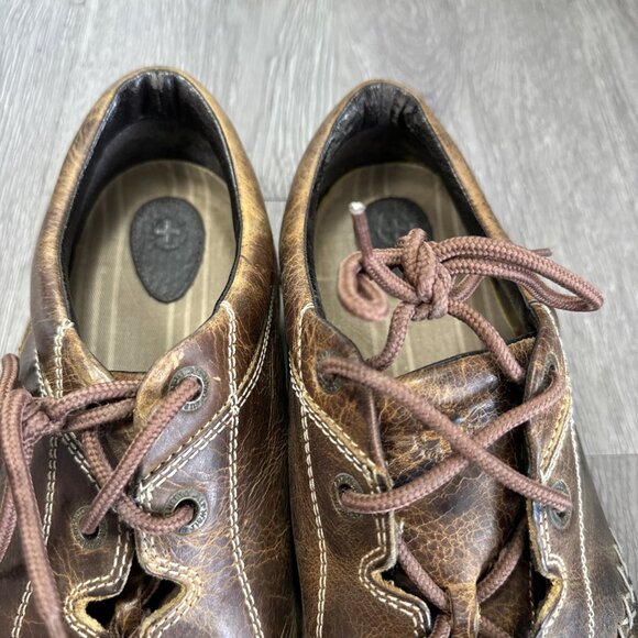 Dr. Martens Vintage Shoes Men\'s 13M Brown Leather Oxford Lace Up Chunky main image 4